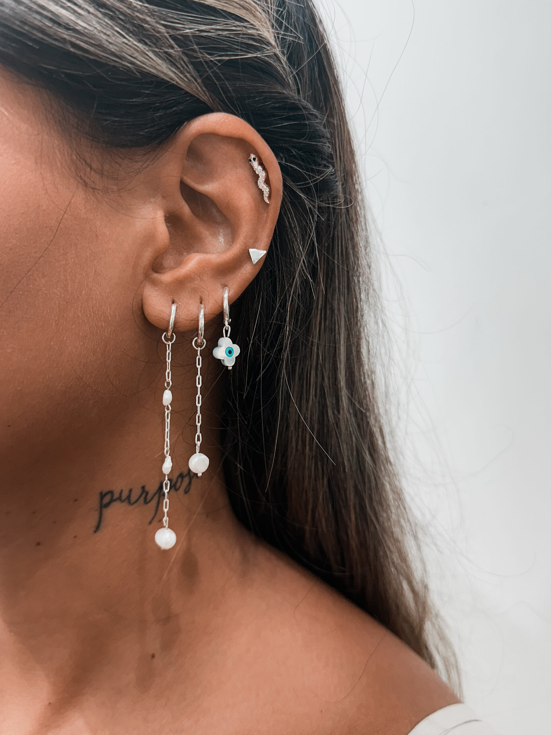 Argola Pérola M - Imagem 4