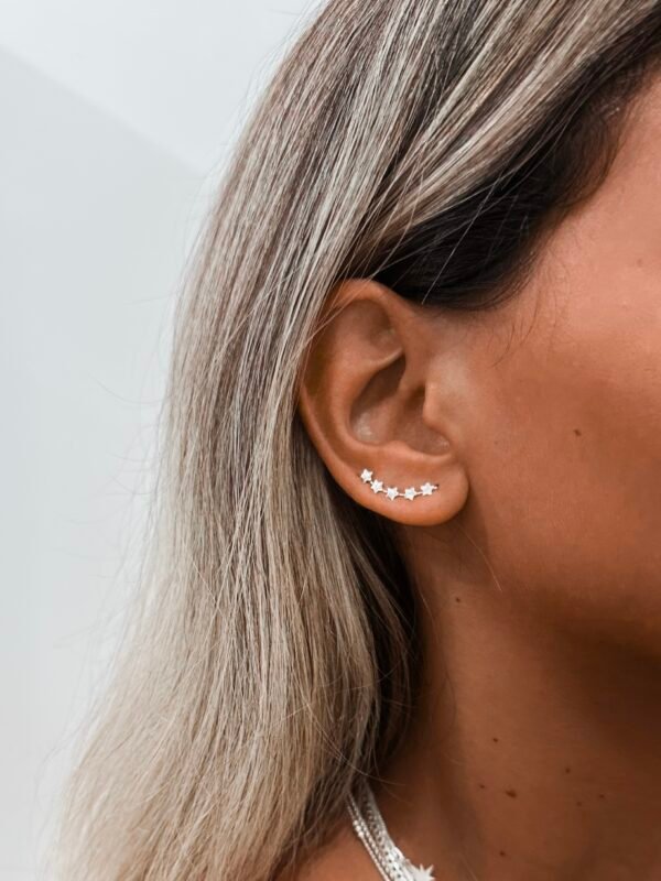 Brinco Ear Cuff Estrelas - Imagem 4