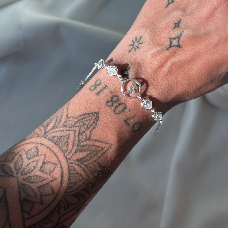 Pulseira Espírito Santo Coração
