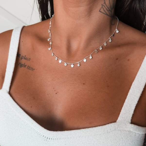 Chocker Corações e Ponto de Luz - Imagem 3