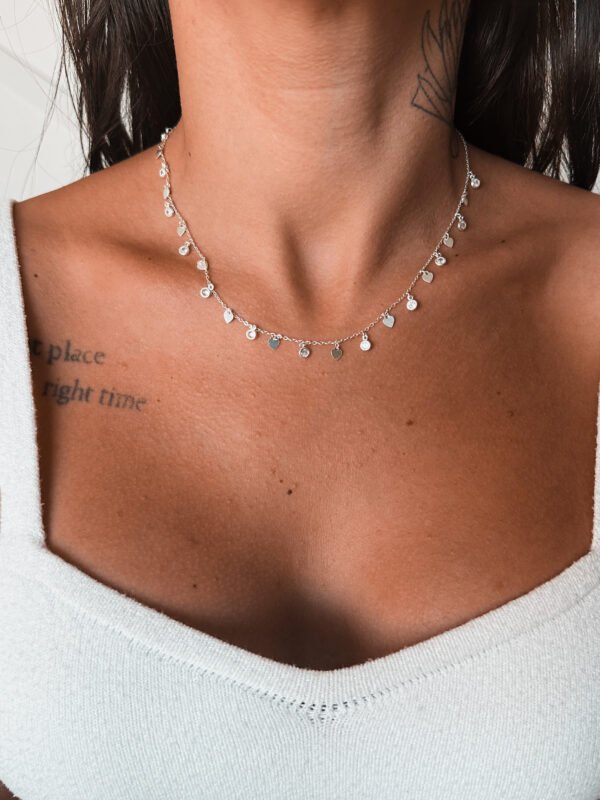 Chocker Corações e Ponto de Luz - Imagem 2