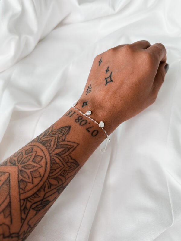 Pulseira Medalhas Brilhos