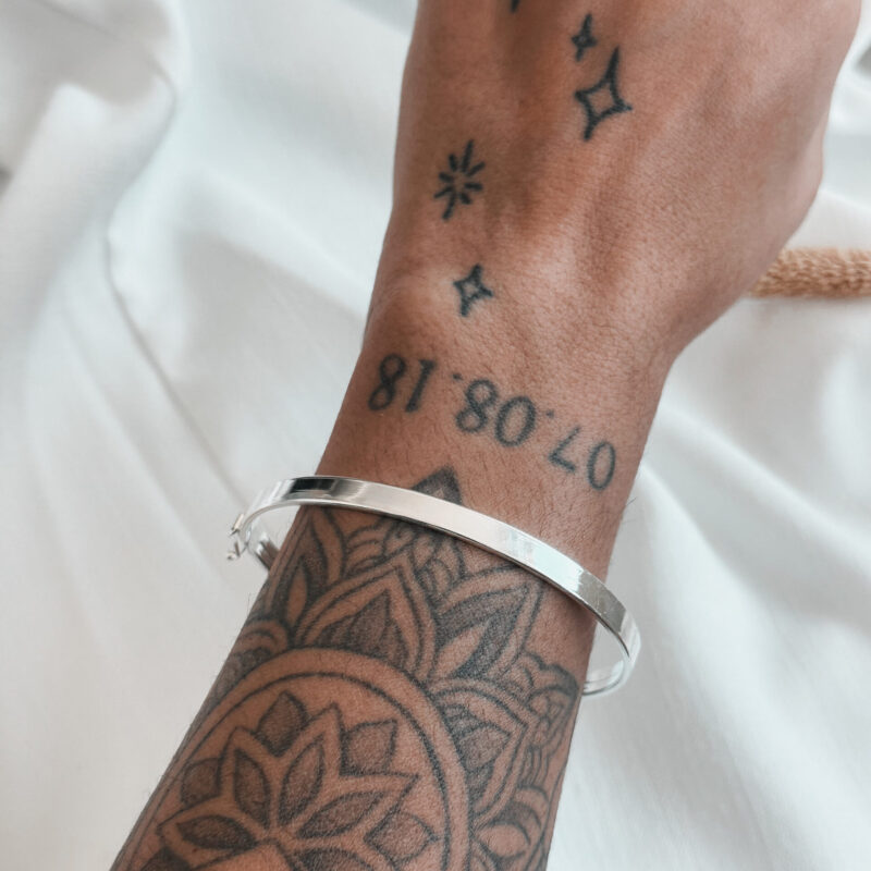 Bracelete Fio Quadrado Liso