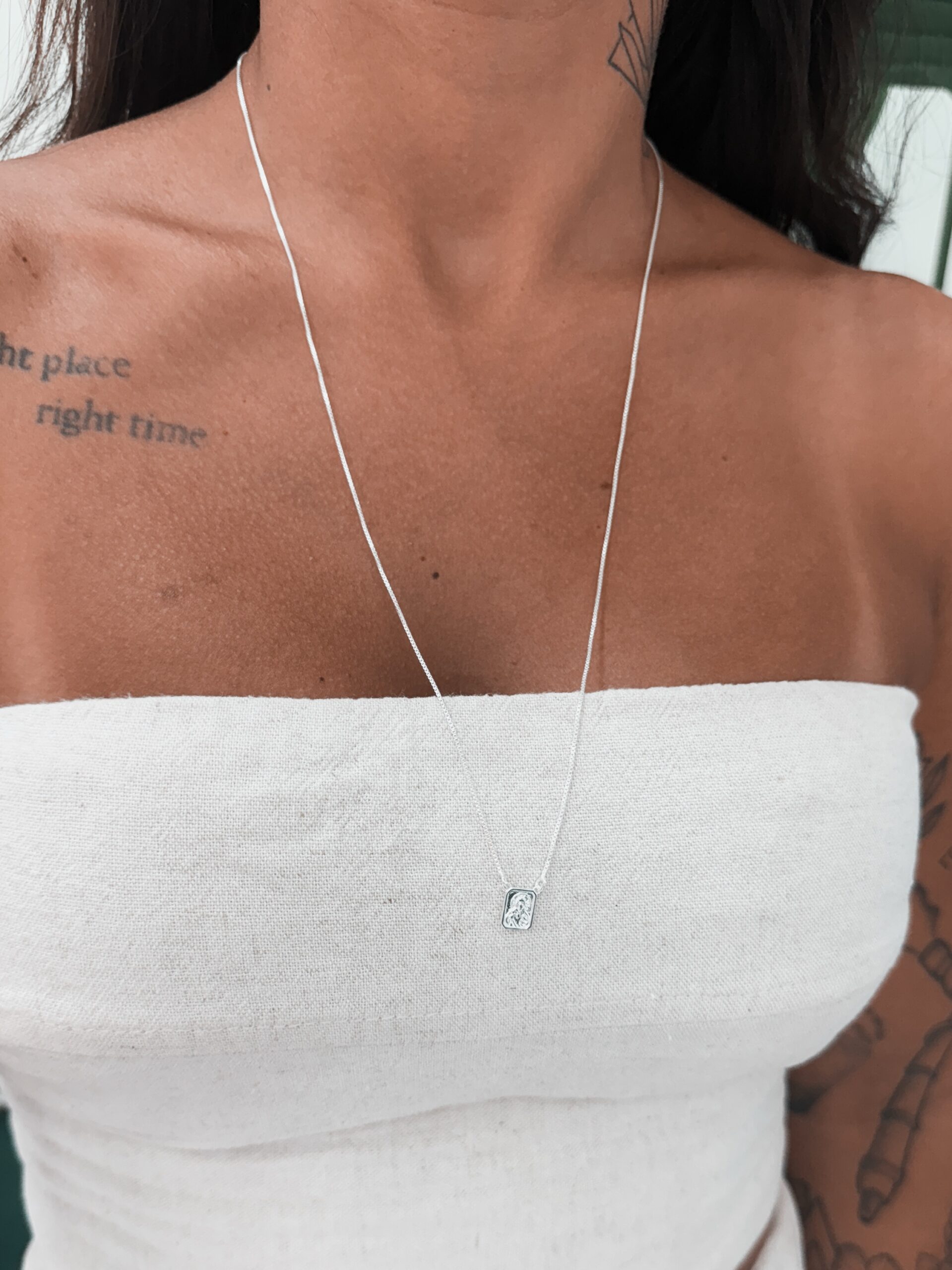 Escapulário Mini Sagrado Coração de Jesus - Imagem 3