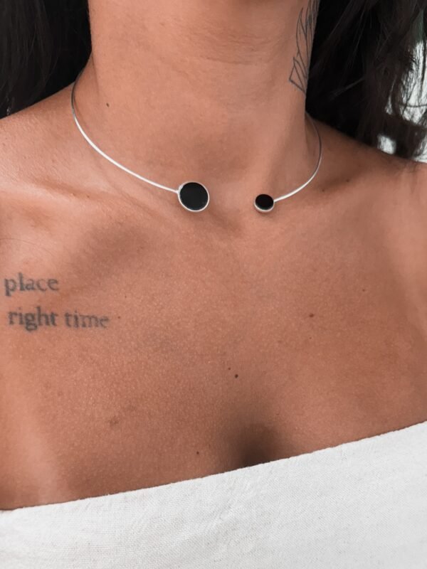 Chocker Aro Pedra Natural - Imagem 4
