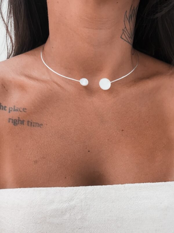 Chocker Aro Pedra Natural - Imagem 3