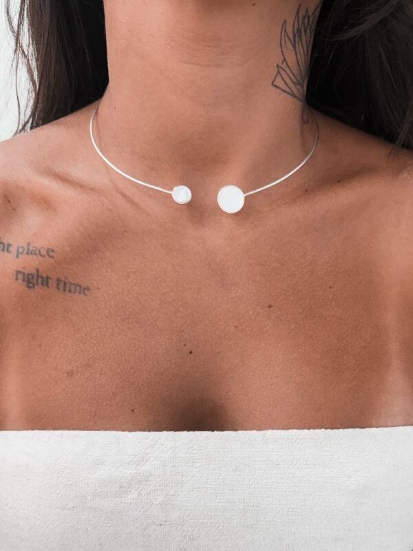 Chocker Aro Pedra Natural