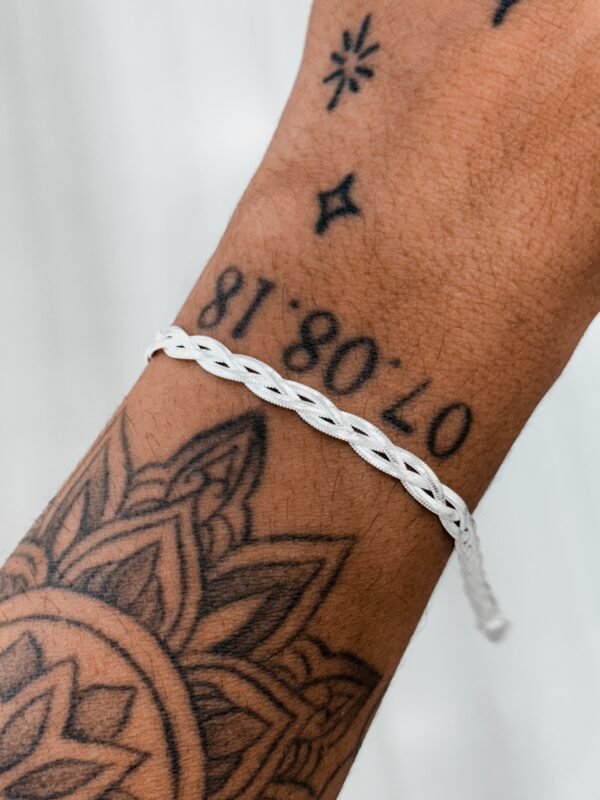 Pulseira Lâminas Trançadas