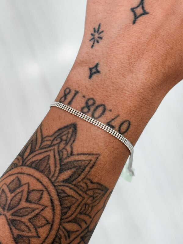 Pulseira Três Fios Bolinha