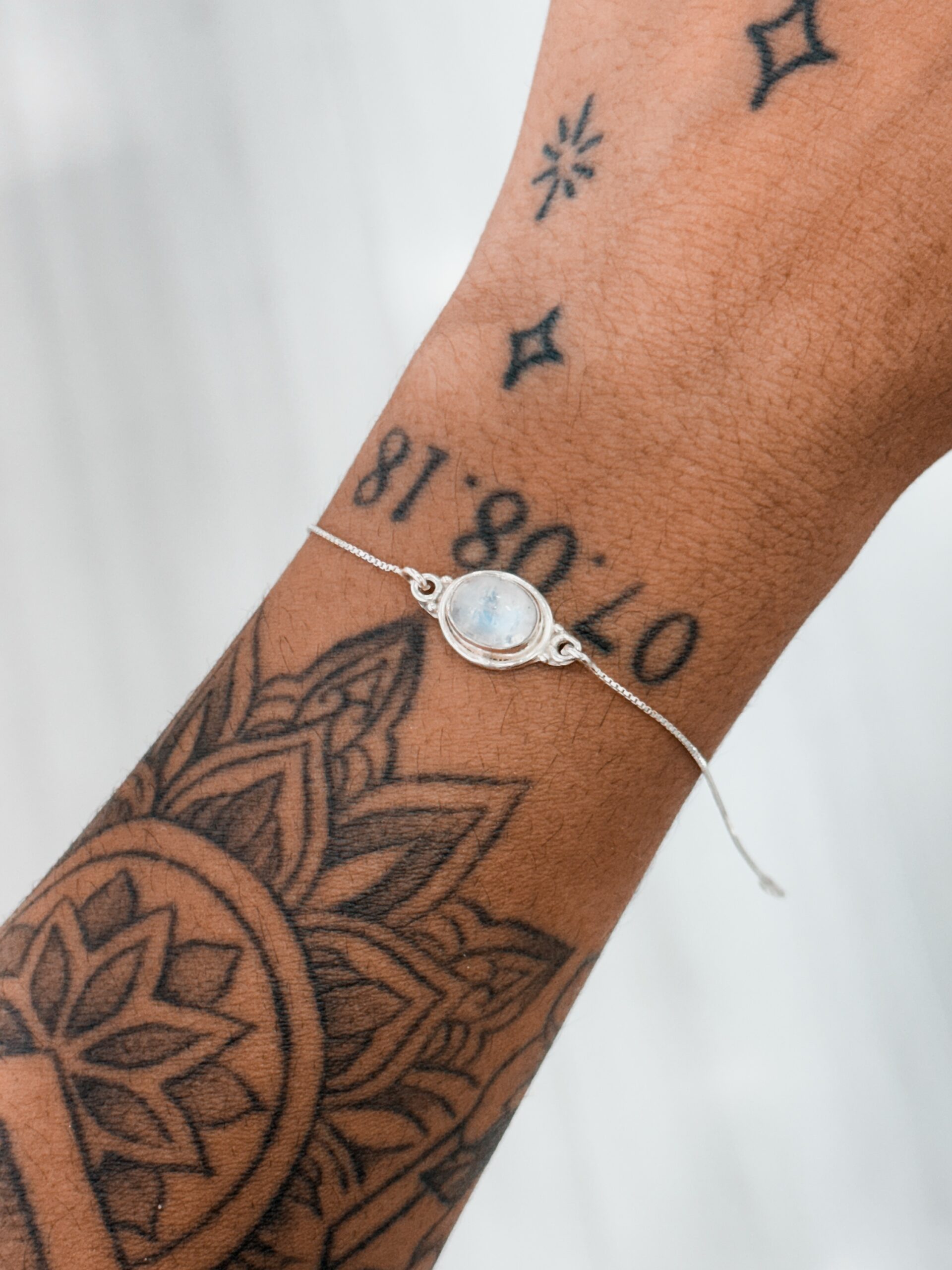 Pulseira Indiana Pedra da Lua