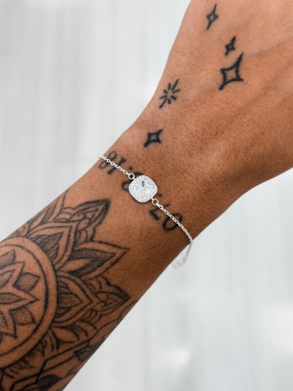 Pulseira Ponto de Luz Quadrado Max