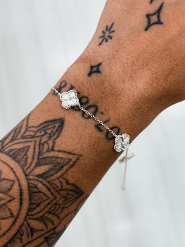 Pulseira Trevos Diamantados