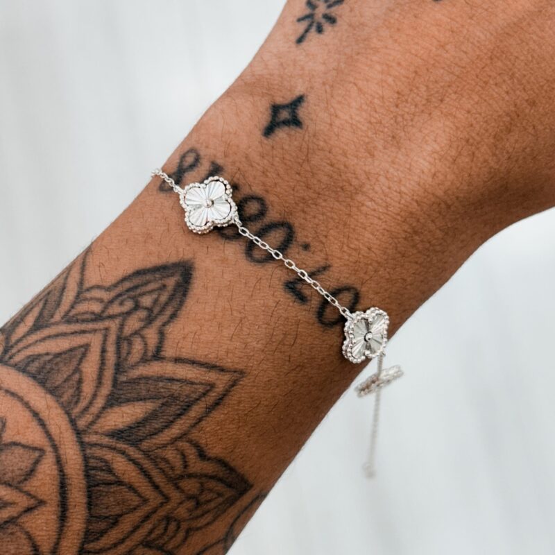 Pulseira Trevos Diamantados