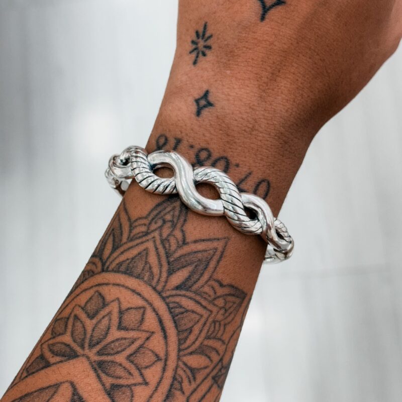 Bracelete Eletroformação Trançado