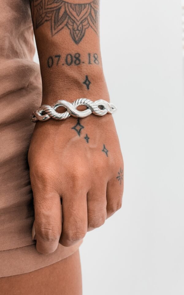 Bracelete Eletroformação Trançado - Imagem 2