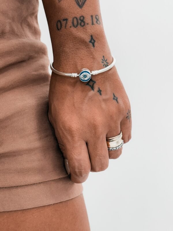 Bracelete Rígido Olho Grego - Imagem 3