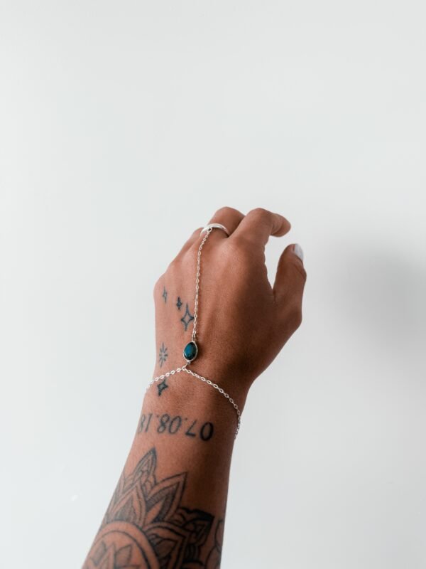 Pulseira Hand Chain Labradorita