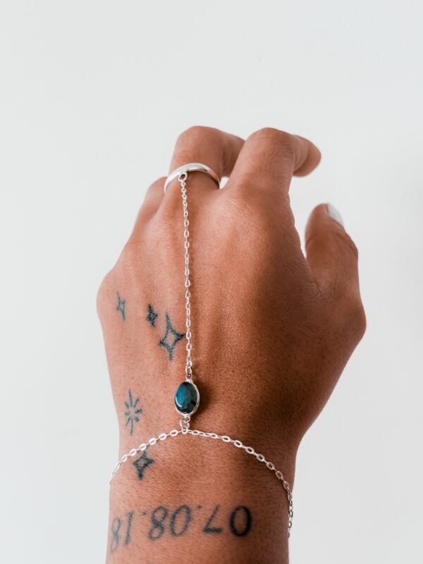 Pulseira Hand Chain Labradorita - Imagem 3