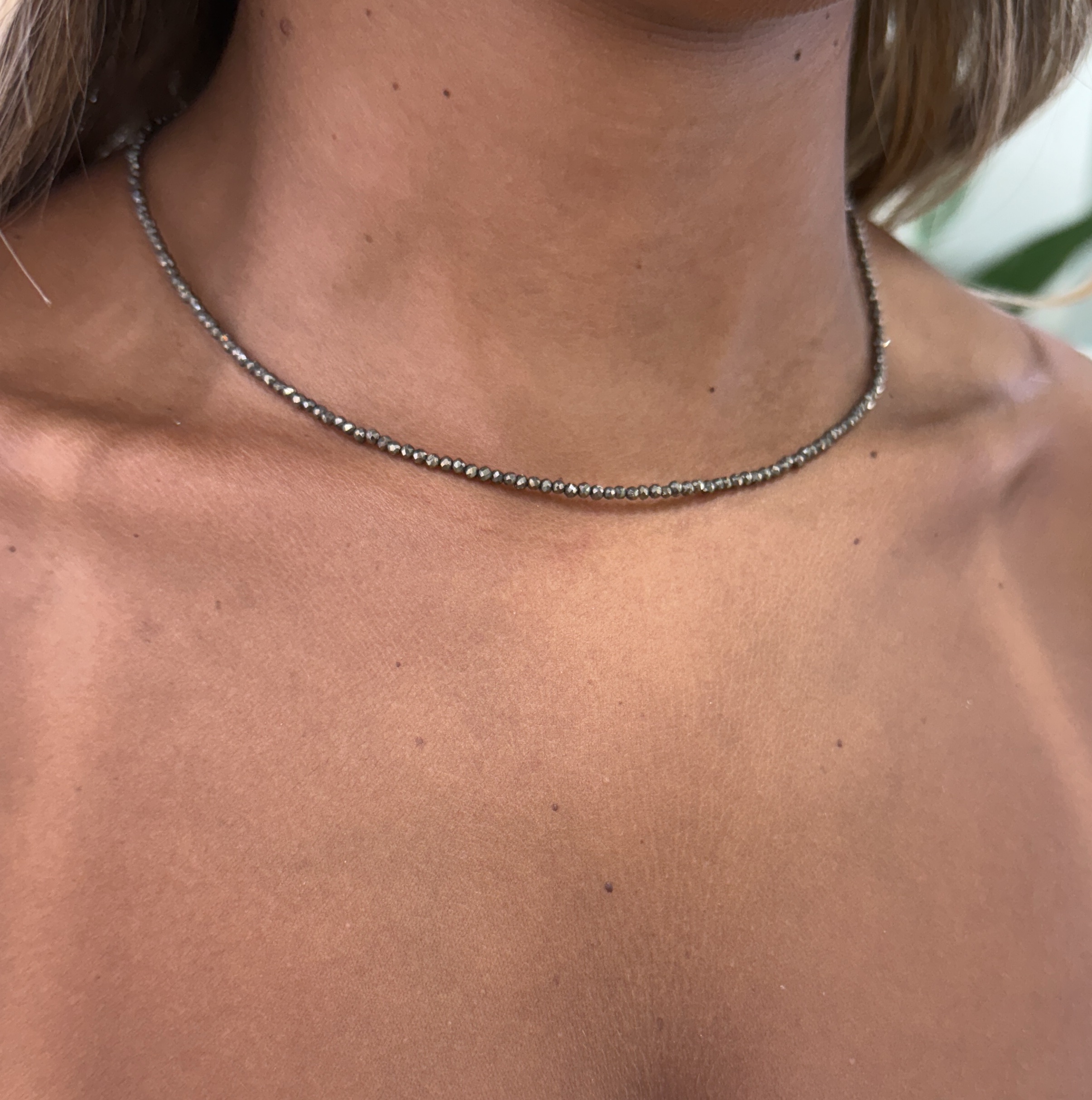 Colar Pedra Pirita - Imagem 3