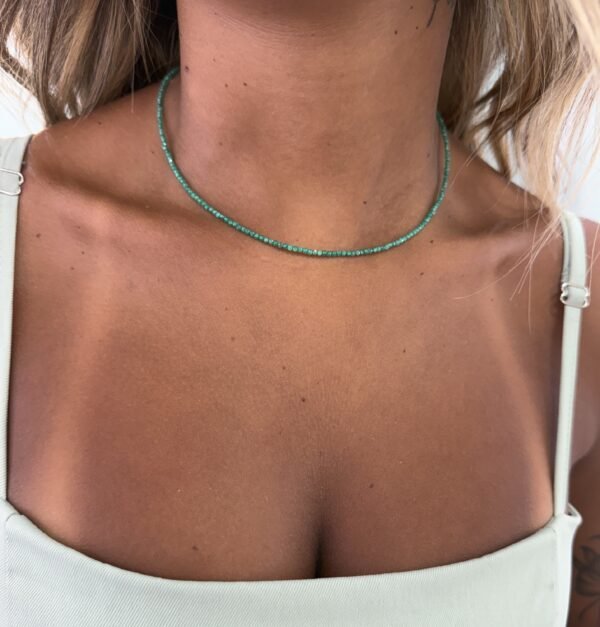Colar Zircônia Verde