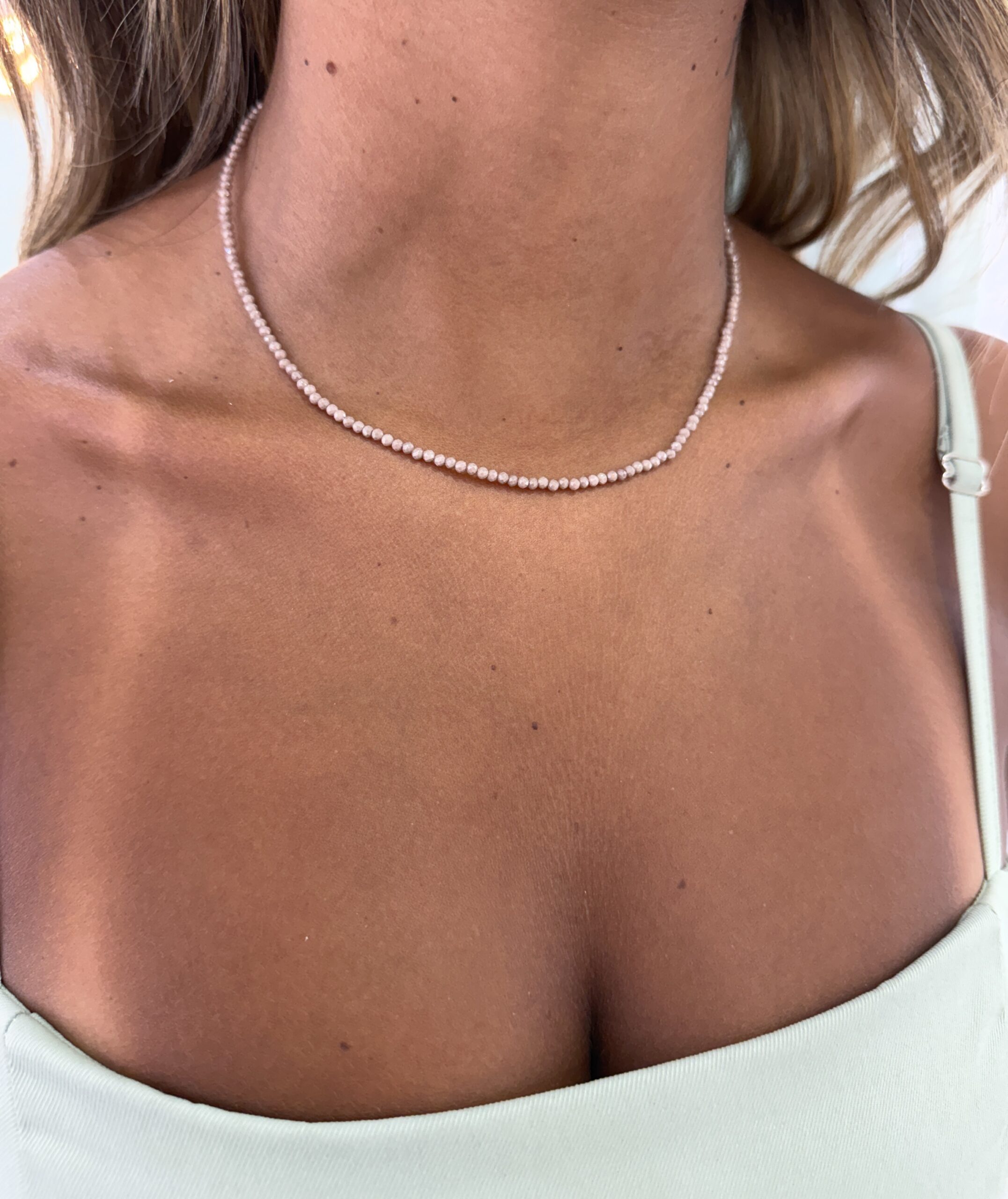 Colar Zircônia Bege - Imagem 3