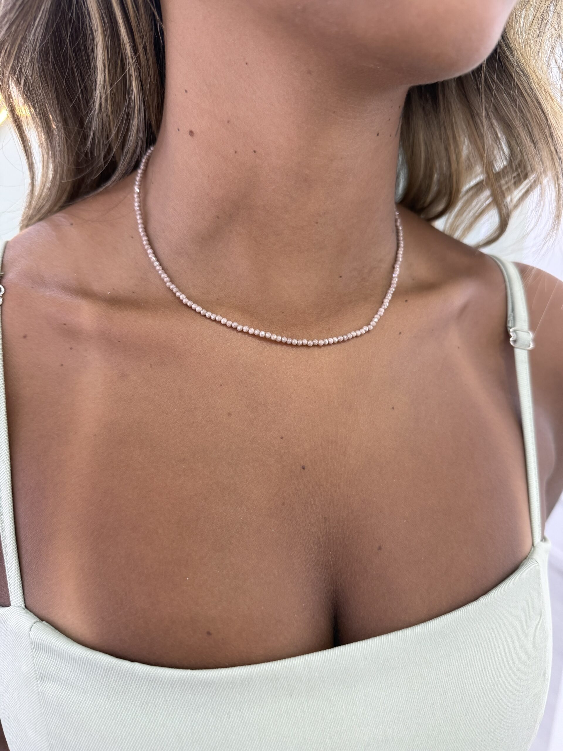 Colar Zircônia Bege - Imagem 2