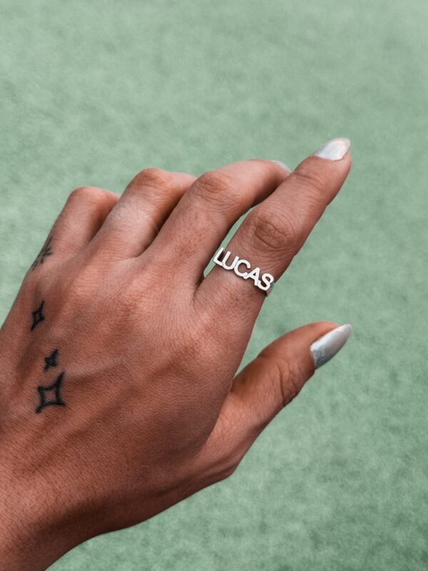 Anel Personalizado Nome - Imagem 3