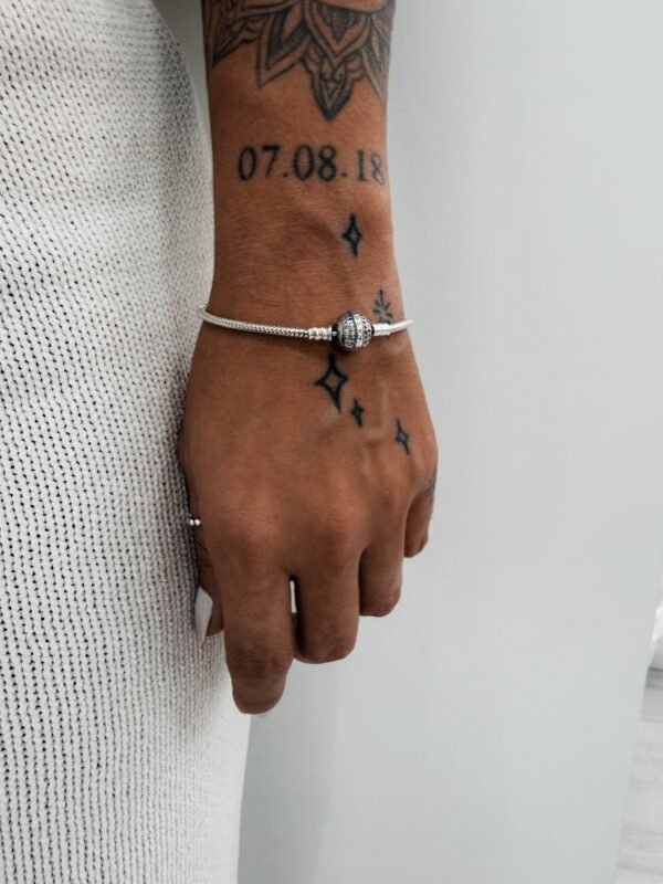 Pulseira Insp. Redondo Cravejado - Imagem 2
