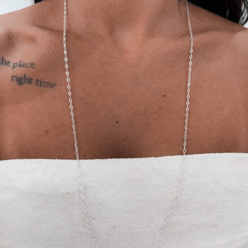 Corrente Elos Ovais Diamantados