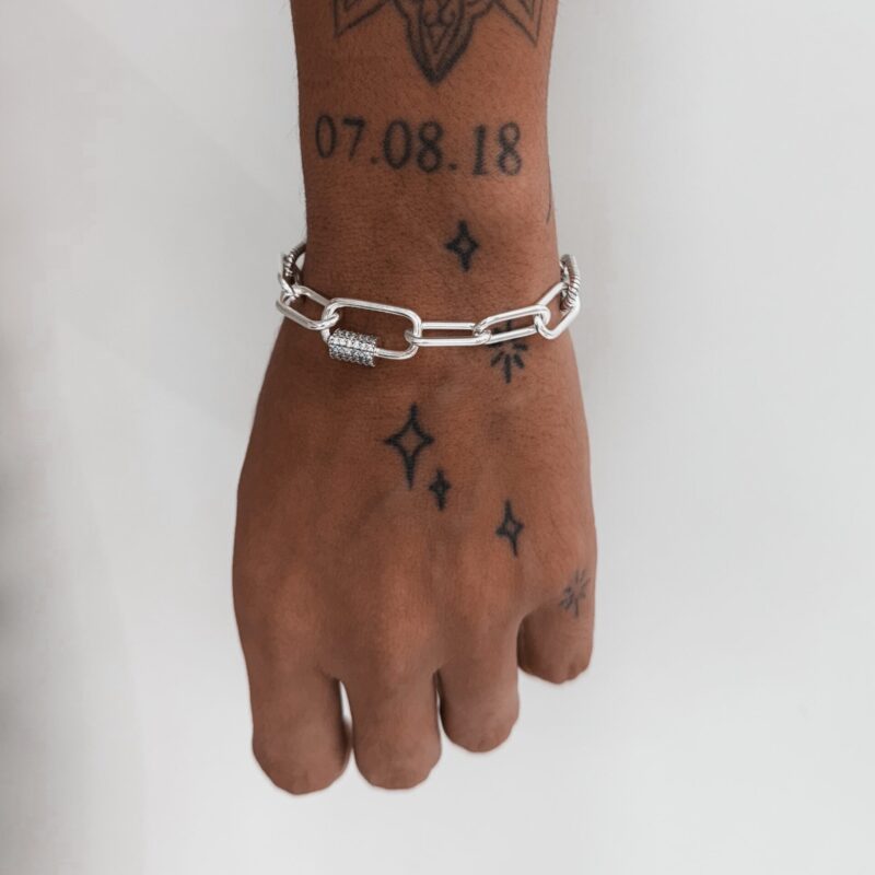 Pulseira Insp. Elos Cravejado