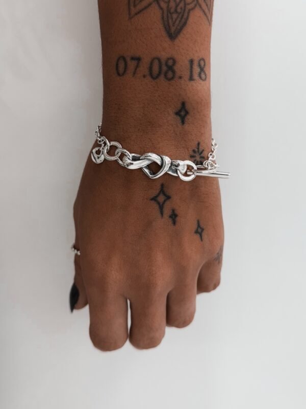 Pulseira Insp. Coração Infinito