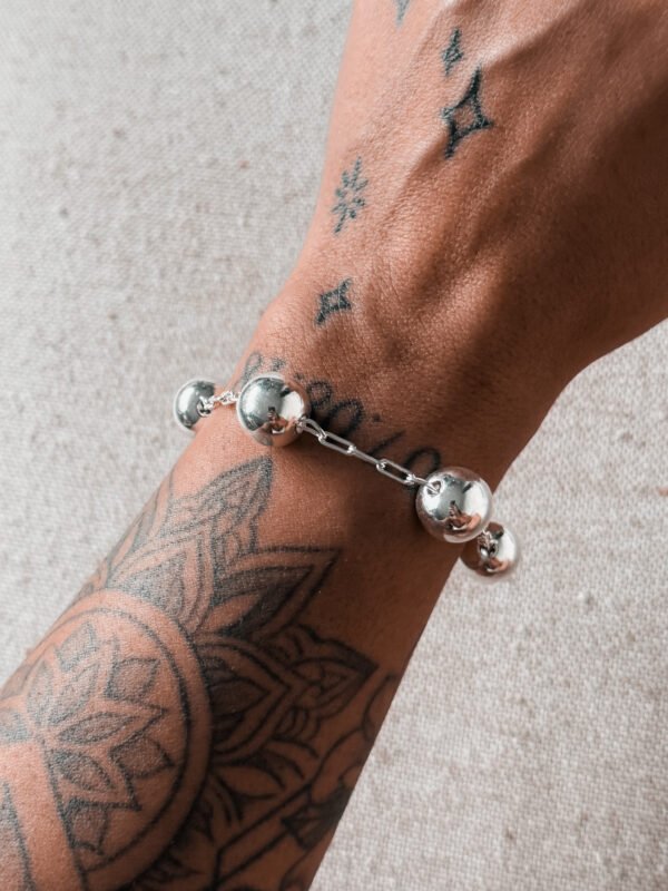 Pulseira Bolas Espaçadas - Imagem 4