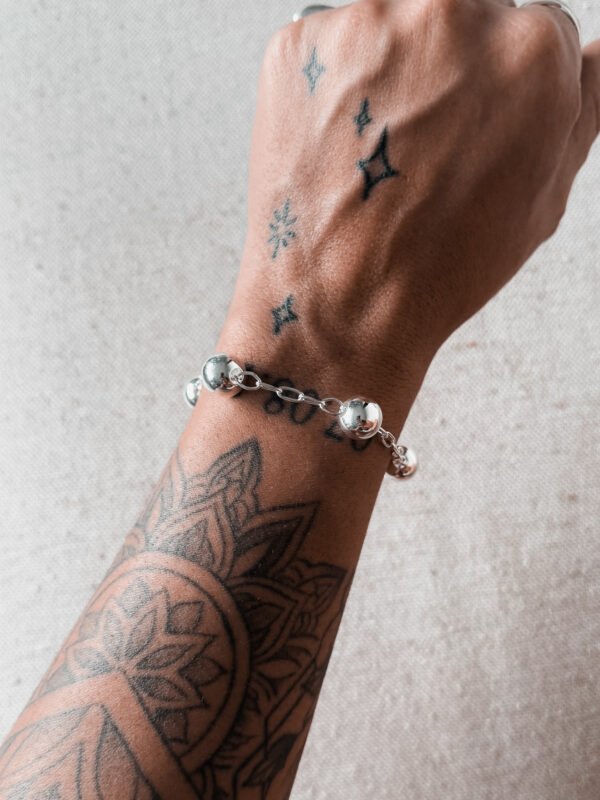 Pulseira Bolas Espaçadas - Imagem 3