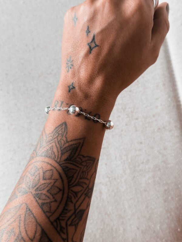 Pulseira Bolas Espaçadas - Imagem 2