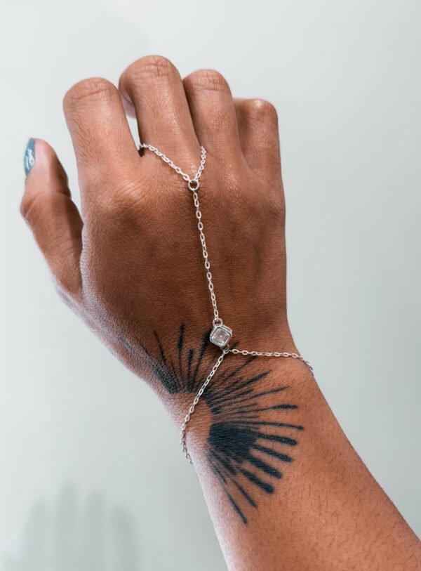 Pulseira Hand Chain Losango