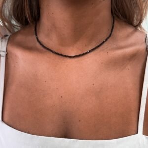 Colar Zircônia Preta