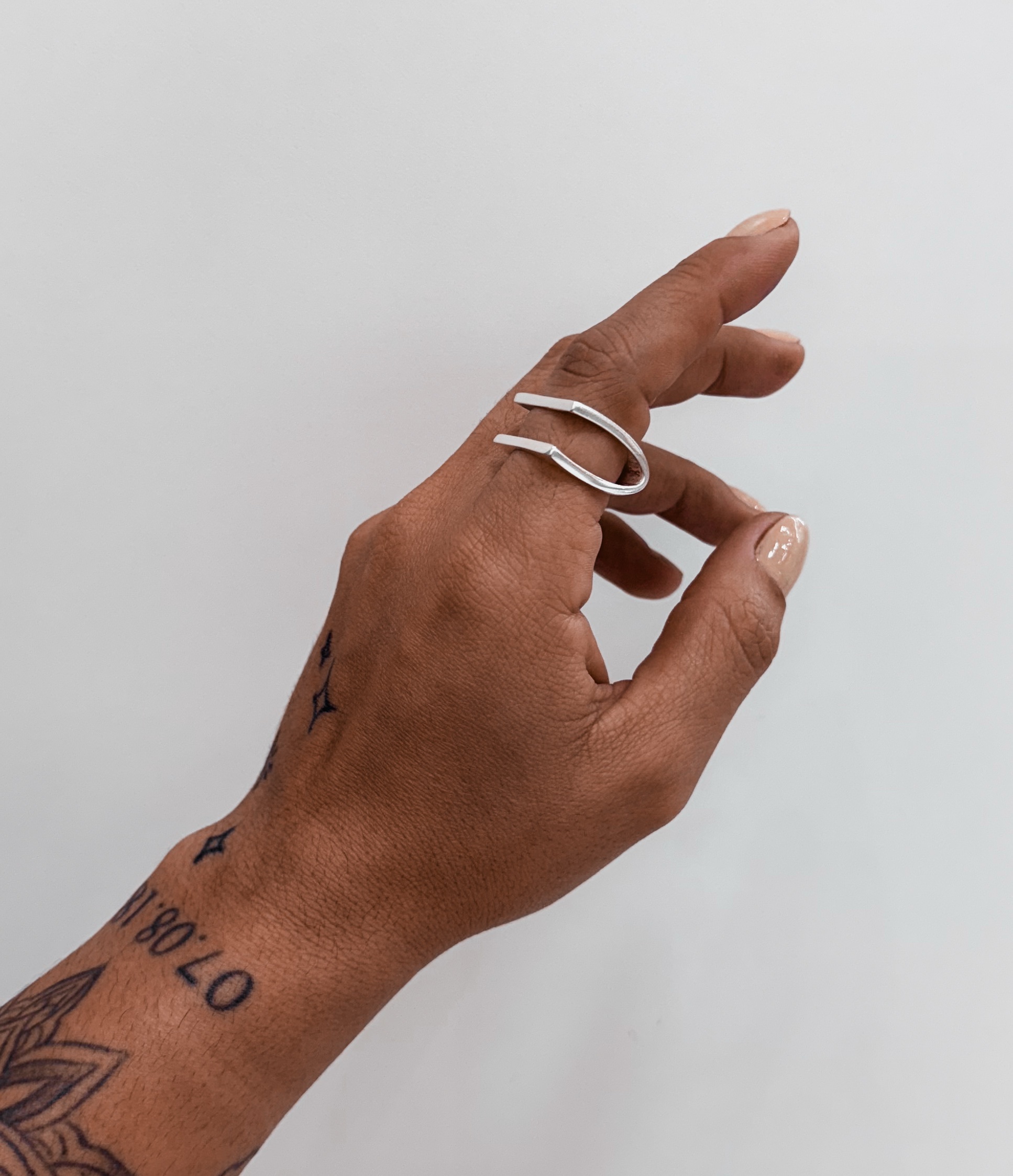 Anel Quadrado Duplo - Imagem 3