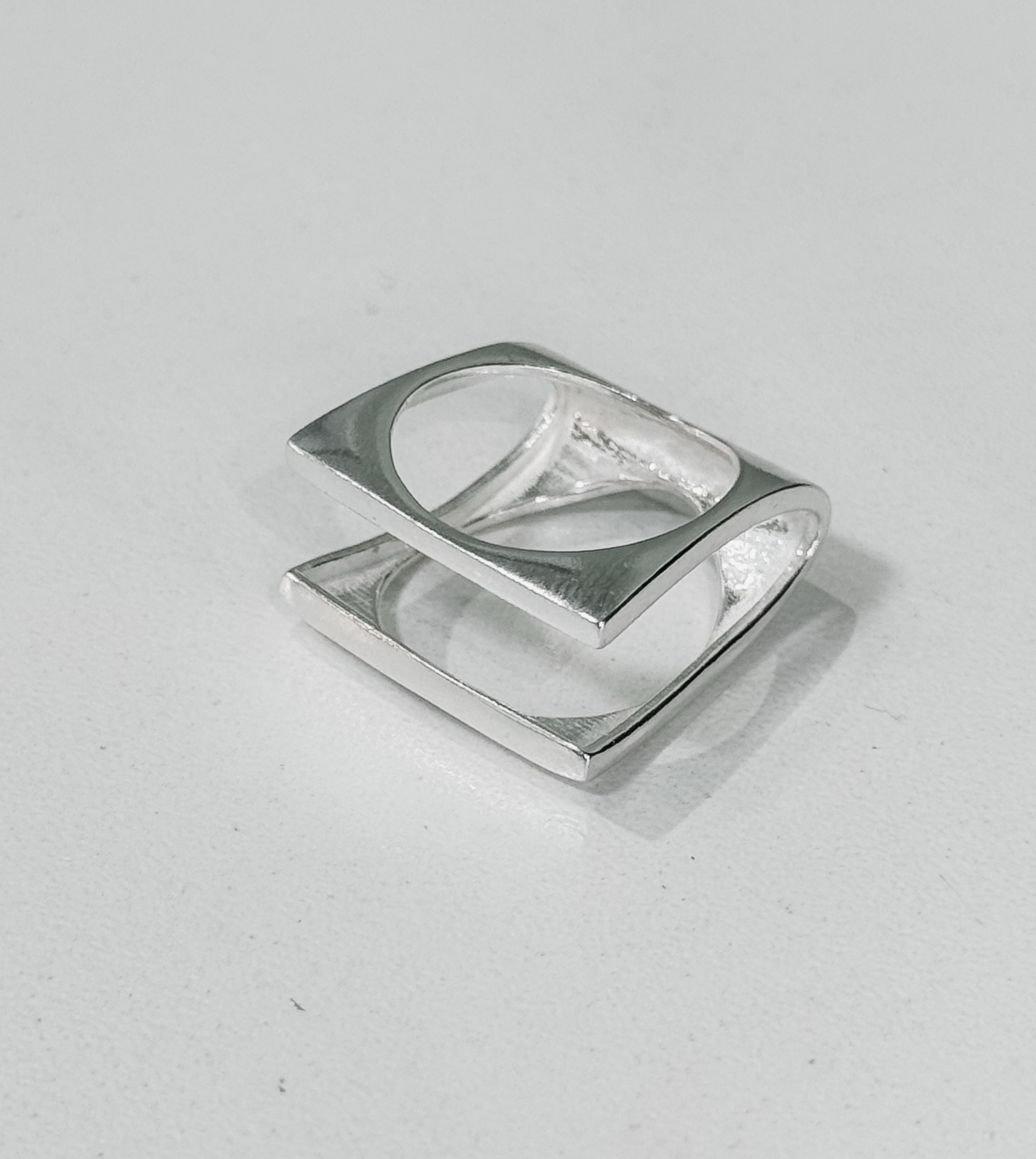 Anel Quadrado Duplo - Imagem 4