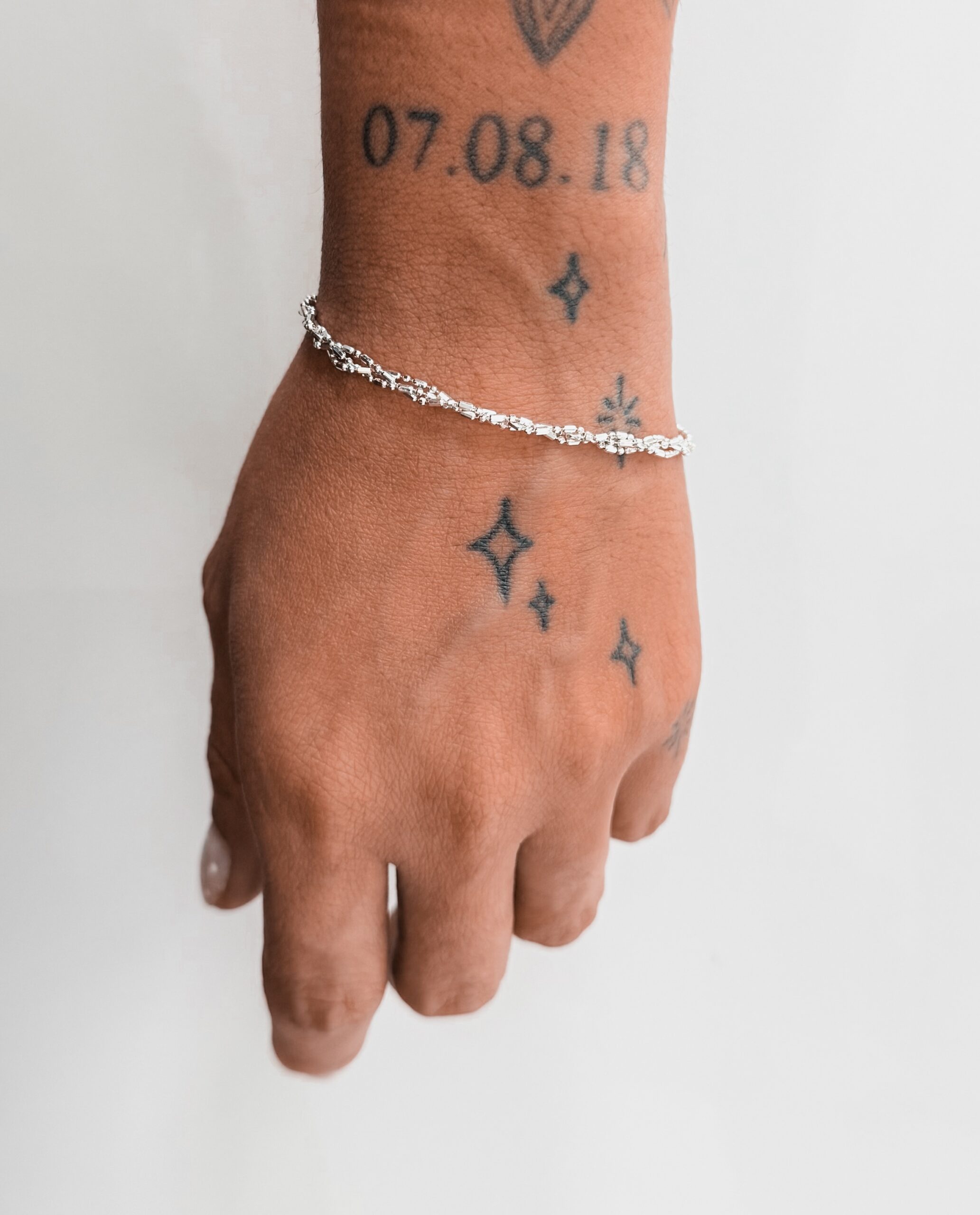 Pulseira Corrente Bolinha Tracinho - Imagem 2