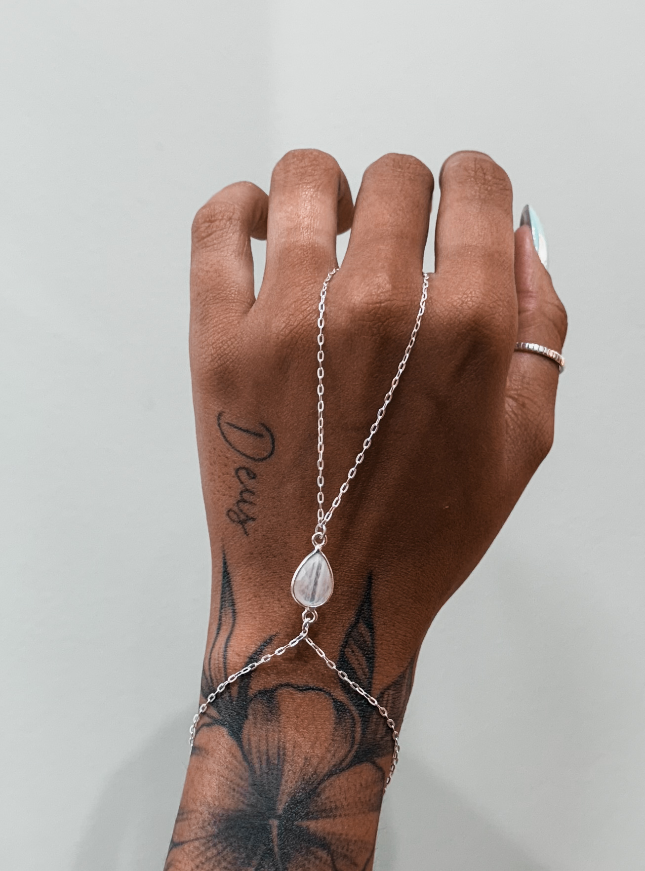 Hand Chain Pedra Natural - Imagem 5