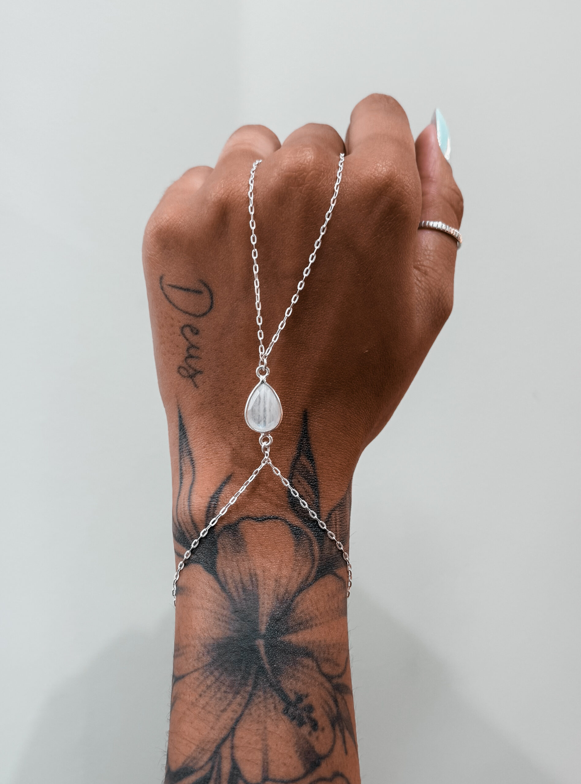 Hand Chain Pedra Natural - Imagem 4