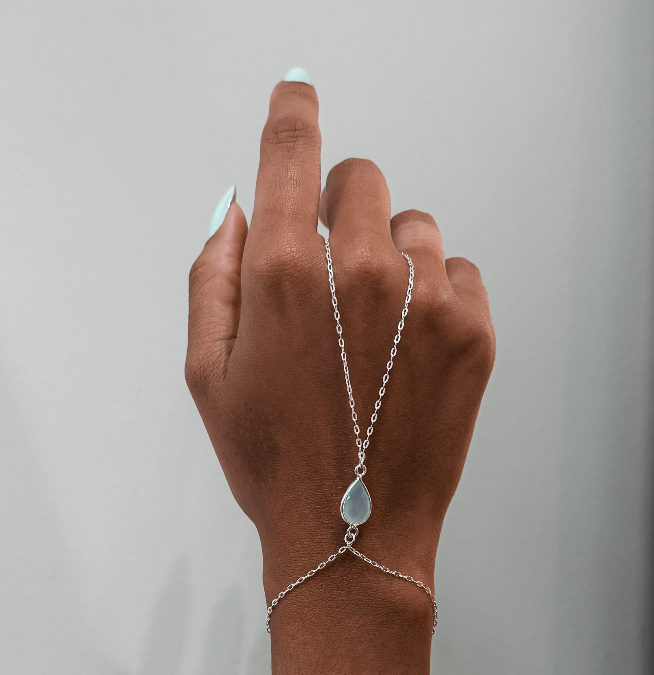 Hand Chain Pedra Natural - Imagem 2