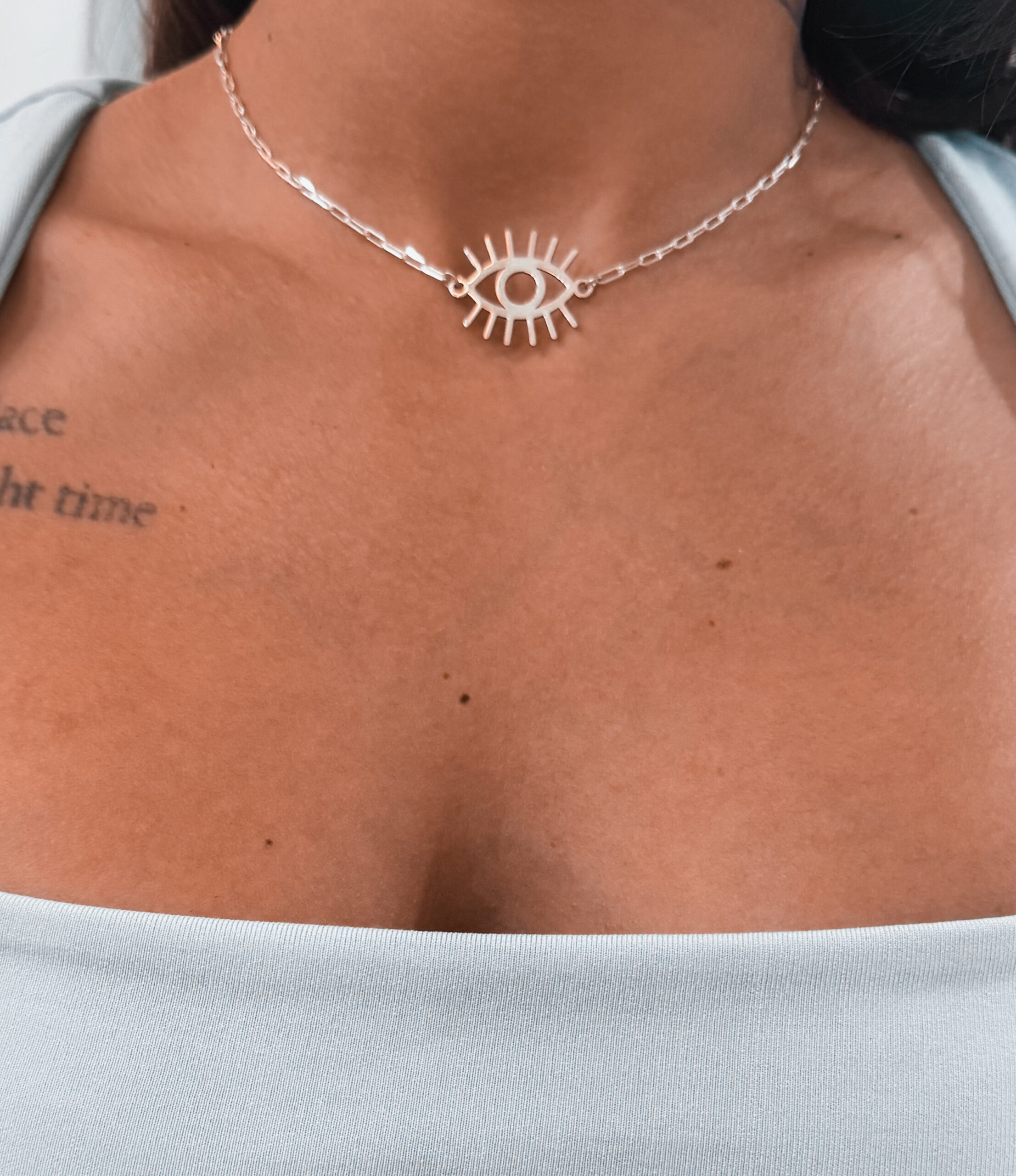 Chocker Olho Grego Vazado - Imagem 2