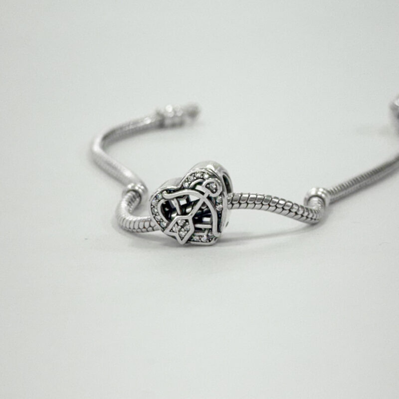 Berloque Coração com Flecha