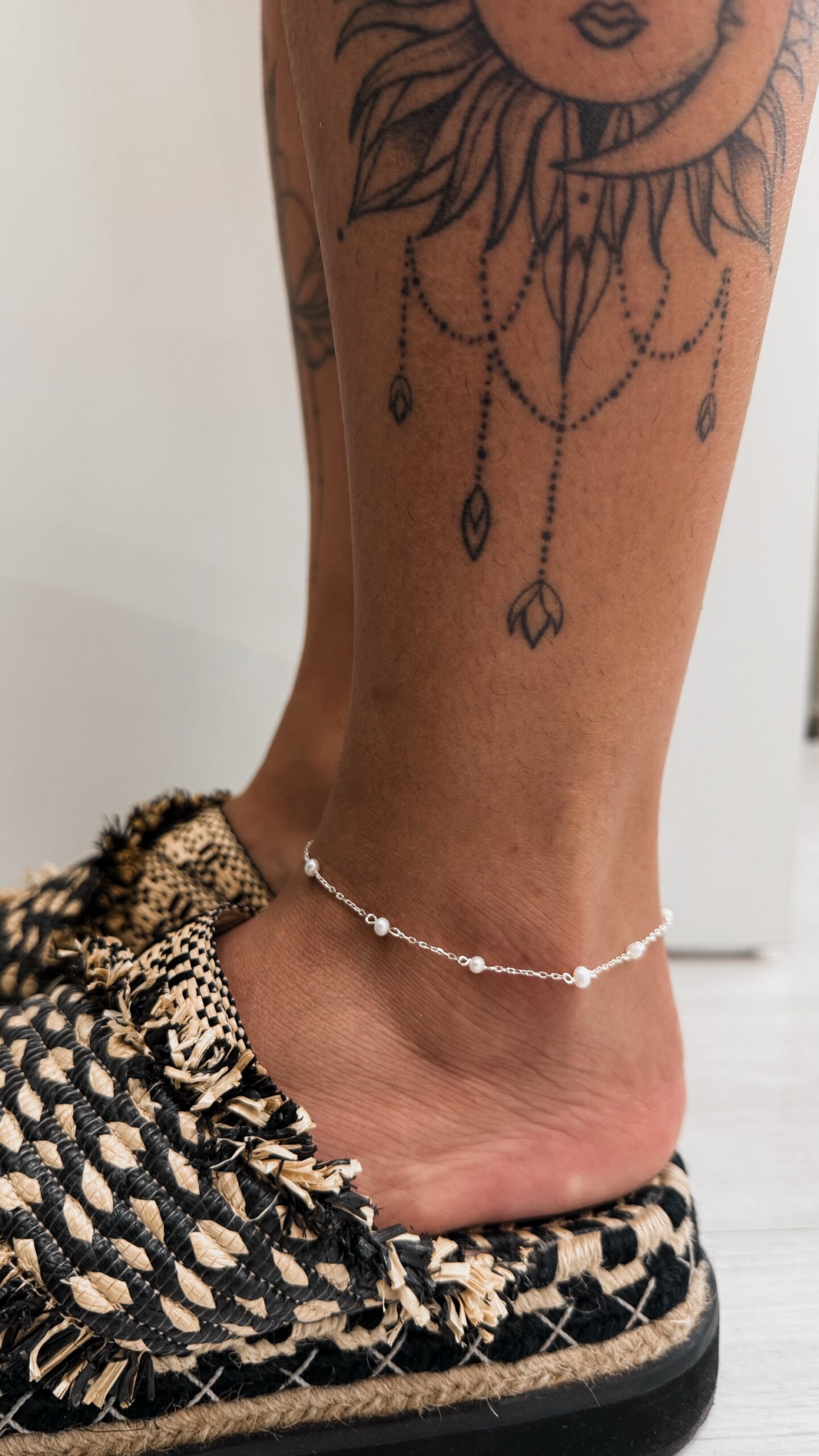 Tornozeleira Pérolas Água Doce