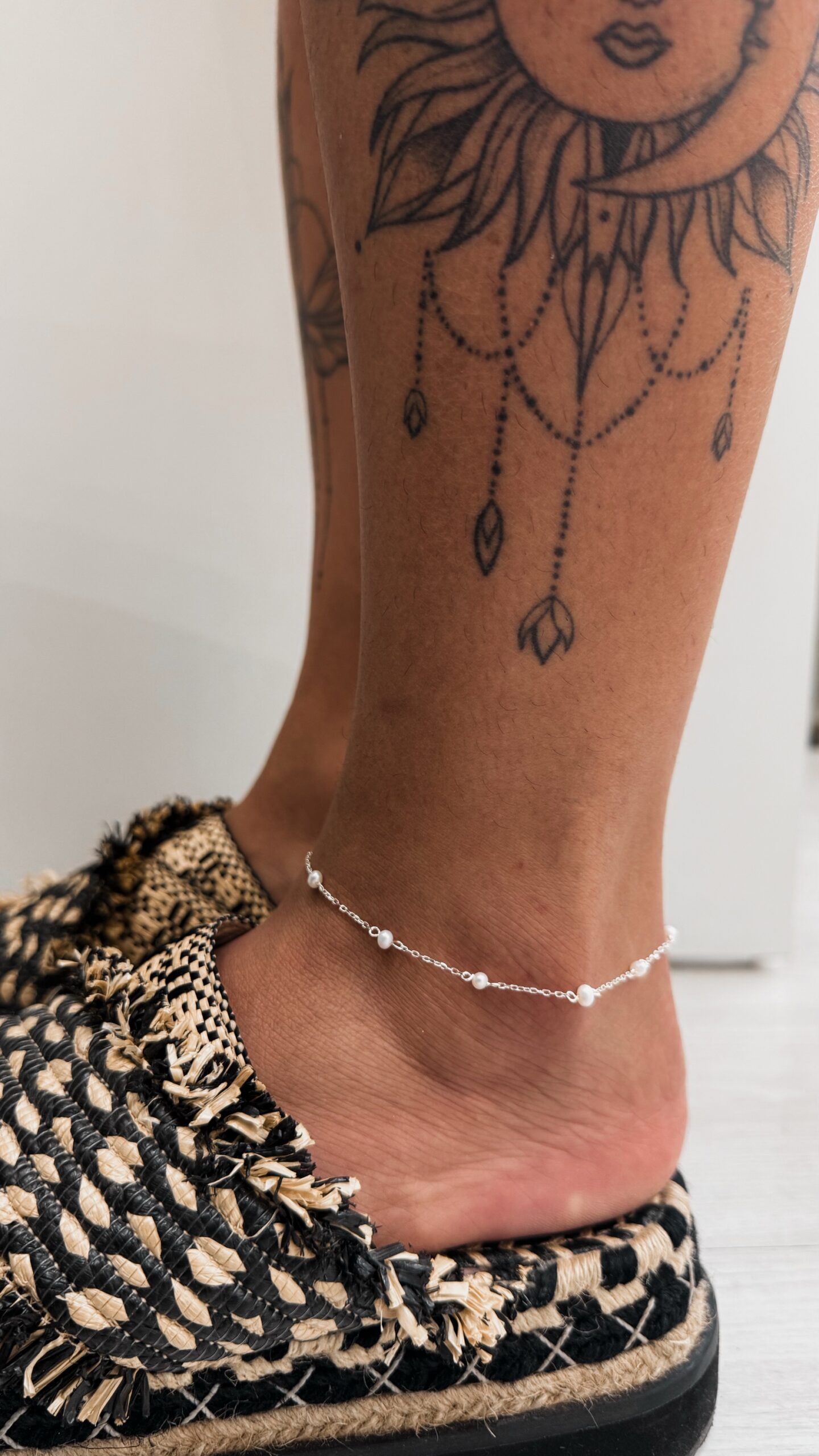 Tornozeleira Pérolas Água Doce - Imagem 3