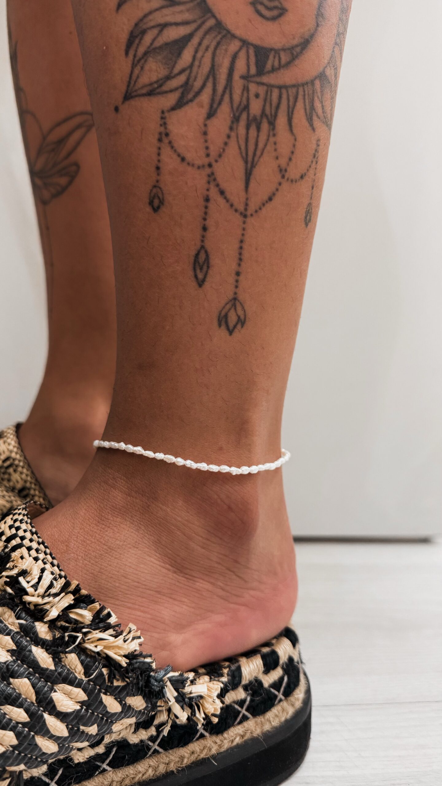 Tornozeleira Pérolas de água doce