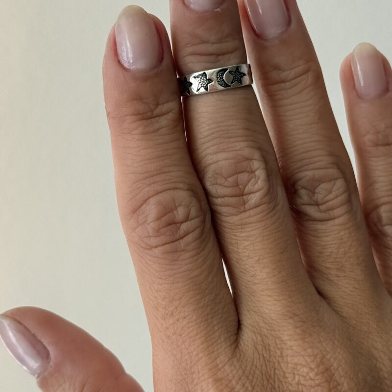 Anel Falange Lua e Estrela