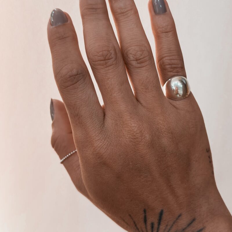 Anel Dedinho Oval Max