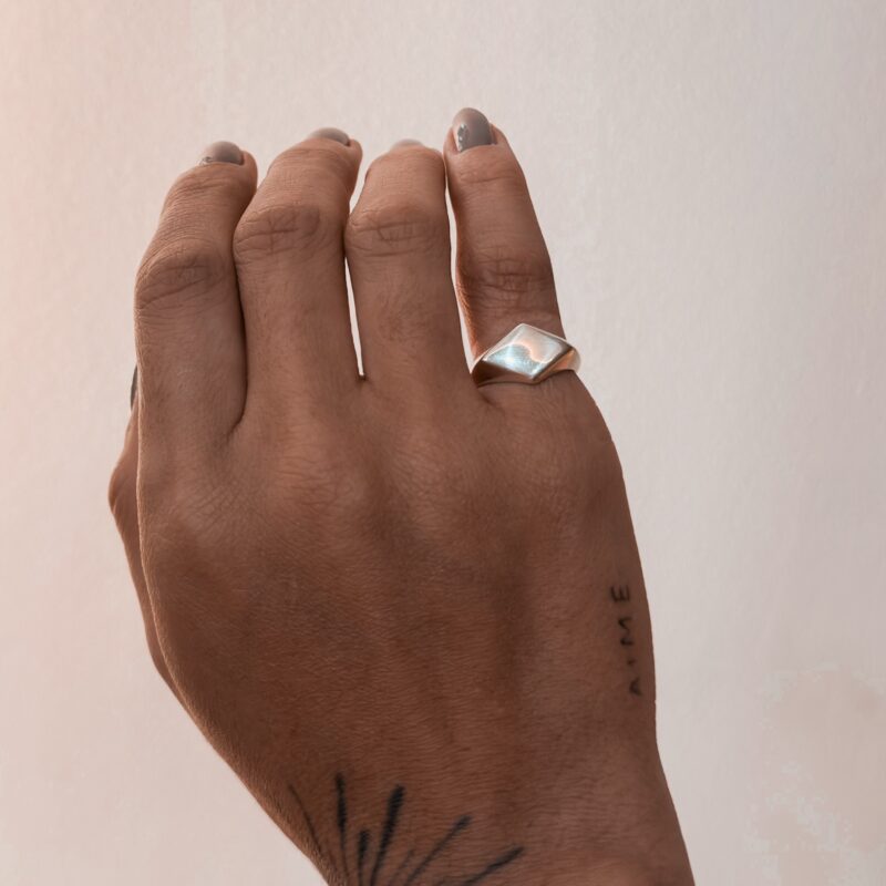 Anel Dedinho Losango